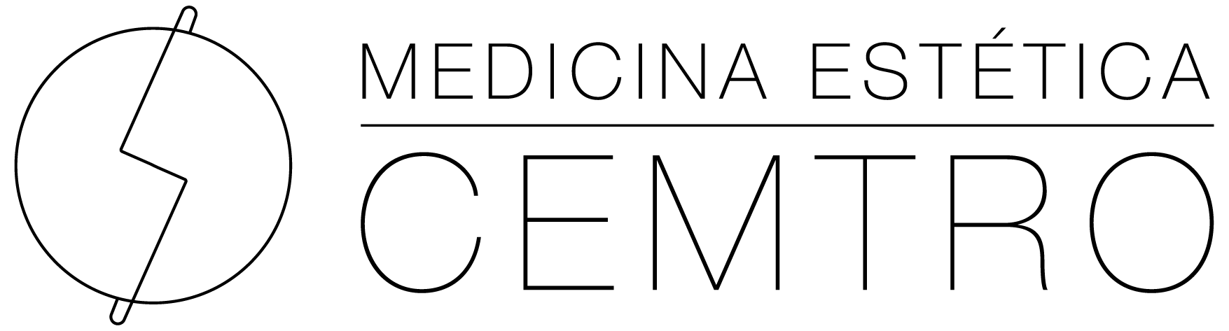 Logotipo medicina estetica clinica cemtro